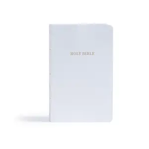 KJV Gift and Award Bible, White Imitation Leather, KJV Holy Bible, Red Letter, Pure Cambridge Text, Presentation Page, Ribbon Marker, Easy-to-Read Bible MCM Type Imitation Leather – March 15, 2020