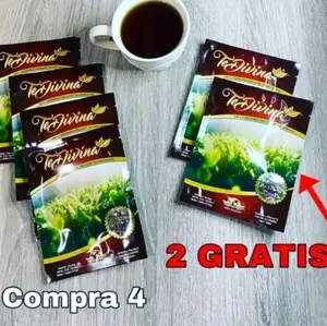 Te Divina pack of 4 + 2 free promo Herbal Tea Orgánic Caffeine Free