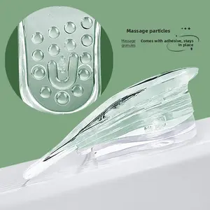 Physical inner heightening insole, silicone heel pad, heel pad silicone five-layer invisible insole