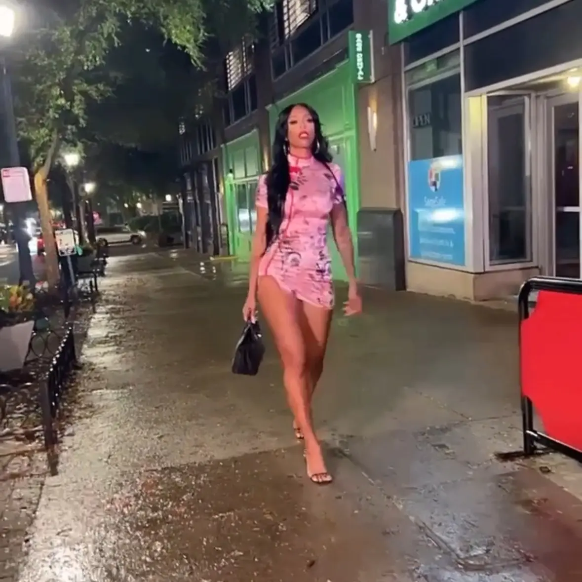 Kimono dress worn by Bambi on season 12 of Love and hiphop atlanta