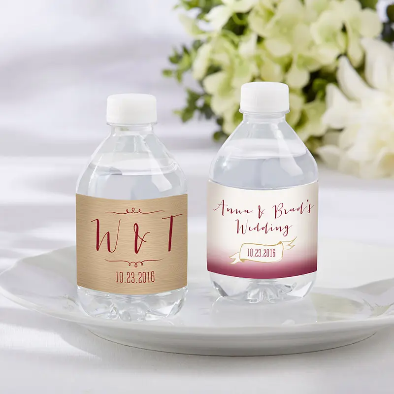 Kate Aspen 31698VY Personalized Vineyard Water Bottle Labels