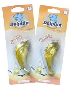 Yellow Dolphin Air Freshener | Vanilla Scented
