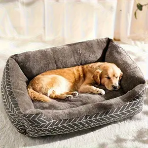 Oversized thickened plush dog bed sofa Shaped beds | Winter warm pet cushion | Unassembled design suitable for pet houses