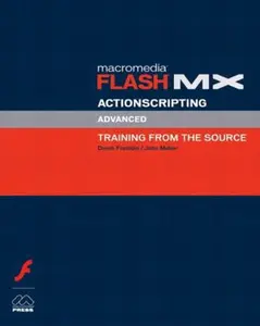 USED Book - Macromedia Flash MX Actionscripting: Advanced Training from the Source [With CDROM] by Franklin, Derek (Paperback) - english