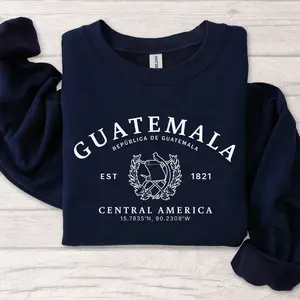 Guatemala sweatshirt, Guatemala sweater, Guatemala Gift, Central America Soft and Comfortable Pullover Sweatshirt