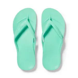 Arch Support Flip Flops - Comfortable & Supportive Sandals for Women - Mint - Archies Footwear