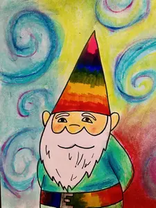 Add-On Art Project - Rainbow Gnome L1 (ages 4+)