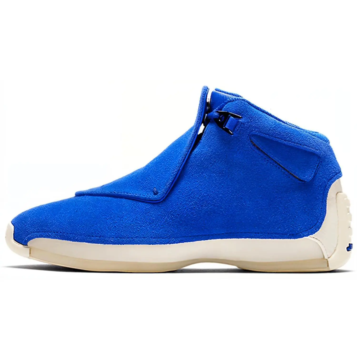 Jordan 18 Retro Racer Blue Cushioned Mid Top Basketball Shoes Men's AA2494-401