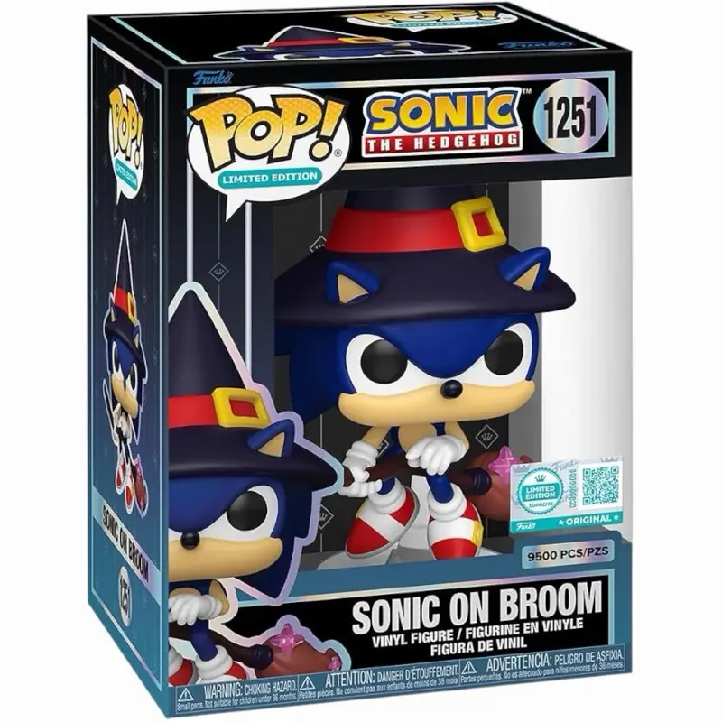 Funko Supreme LE: Sonic the Hedgehog Sonic on Broom 9500 PCS