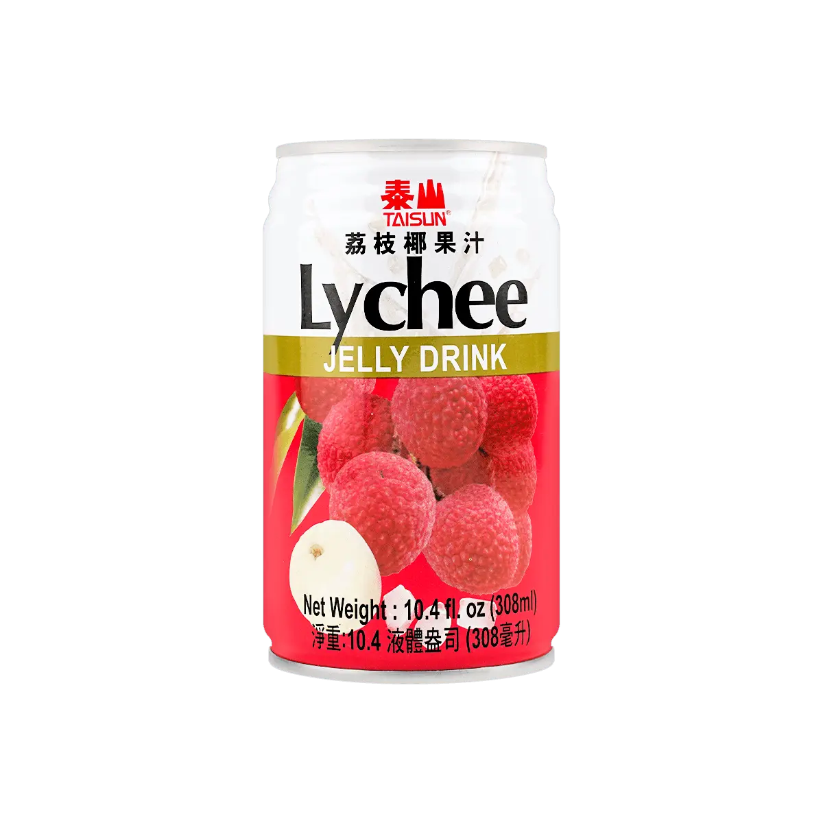 TAISUN Lychee Coconut Jelly Drink 308ml - Refreshing Tropical Beverage with Real Fruit Pieces TAISUN Lychee Coconut Jelly Drink 308ml - Refreshing Tropical Beverage with Real Fruit Pieces