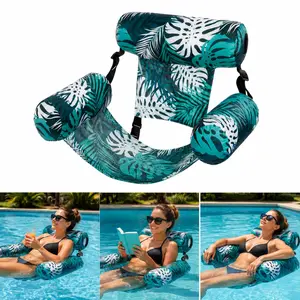 2 Packs / 1 Pack Adult Inflatable Pool Floats, Heavy Duty Floating Lounge Chair, Blow Up Pool Noodle, Summer Water Beach Lake Party Floating Chair