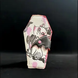 Coffin shaped Gothic Cat Wallet