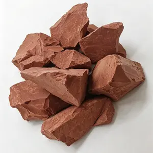 Ural Red Raw Kaolin Clay, Natural Edible Grade, Zero Artificial Additives, Hard Crisp Texture, Slightly Sticky When Wet, 200g(7oz)