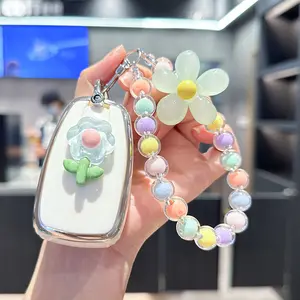 ACEBOY For Chevrolet Key Fob Cover Special Soft TPU Key Case Key Shell Compatible With 2016-2024 Chevy Blazer Bolt EV Camaro Cruze Equinox Malibu Spark Traverse Key Shell