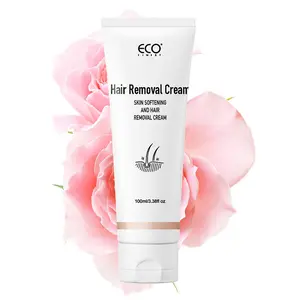 100ml Rose Scent Hair Removal Cream（3.38fl oz），Painless for Women & Men, Skin Softening with Spatula, All Skin Types (Body/Back/Legs)
