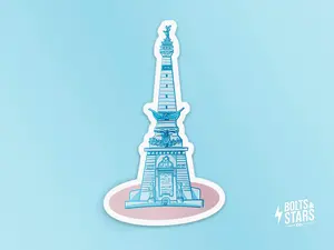 Monument Circle Sticker