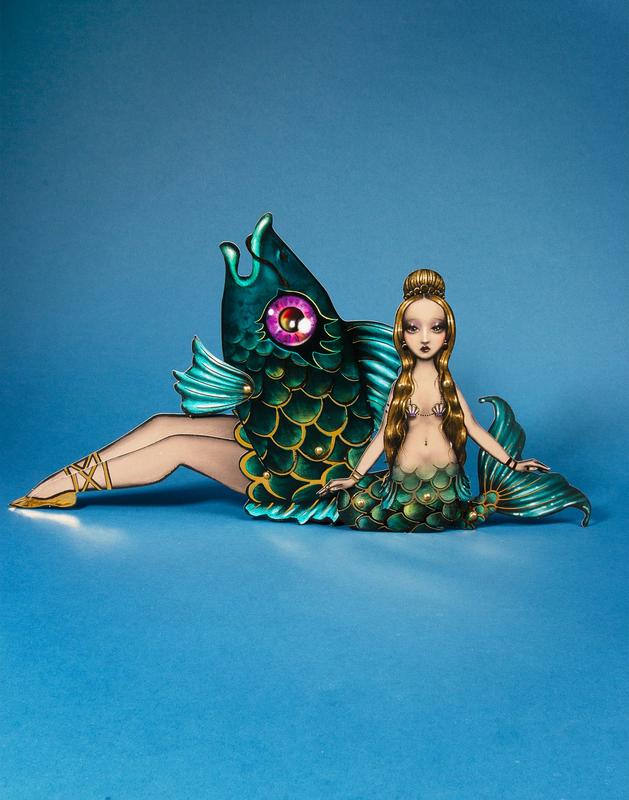 "The Mermaid Sisters" Paper Doll Kit