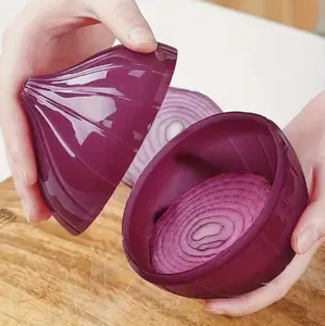 1pc Onion Saver Food Savers, Onion Preservation Box, Vegetable Shaped Savers Refrigerator Storage Containers, Vegetable Crisper For Onion, Kitchen Gadgets For Restaurant