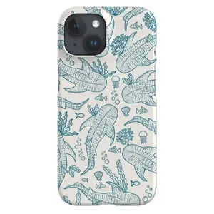 Whale Shark Scatter Coral Reef Limited-Edition Phone Case  Ocean Sea  Phone Case For iPhone 11 17