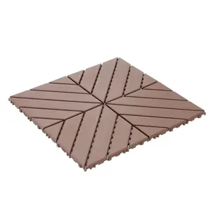Plastic Interlocking Deck Tiles,44 Pack Patio Deck Tiles,12"x12" Square Waterproof Outdoor All Weather Use, Patio Decking Tiles Pp Material Rigid Easy