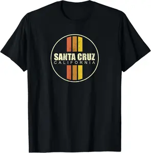 100% Cotton Retro Santa Cruz California T-Shirt