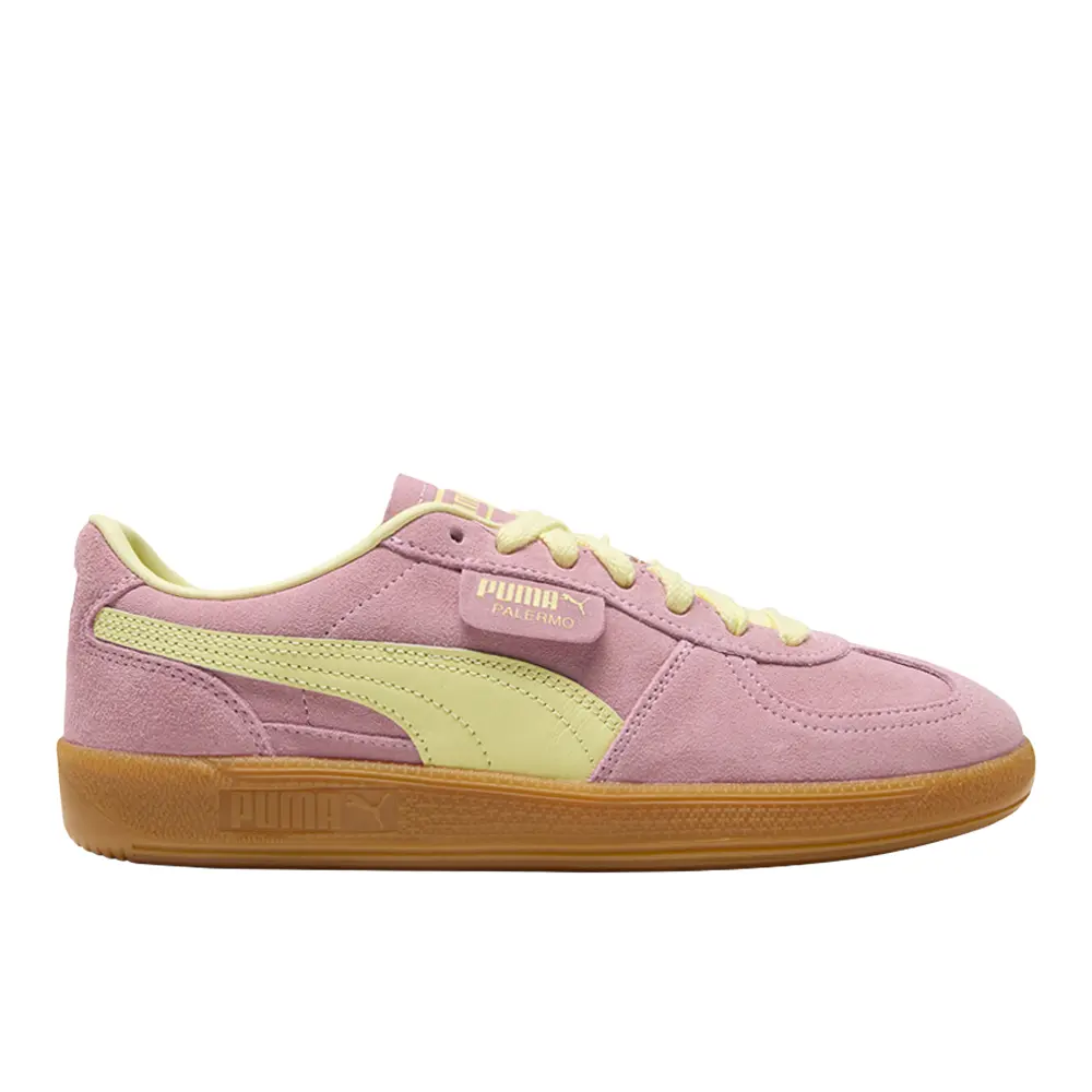 PUMA Womens Palermo Lace Up Sneakers Shoes Casual - Pink