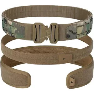 Tactical Battle Belt Quick-Release Rigger Men's Airsoft Nylon Inner & Outer Anti-slip Belt