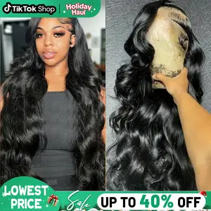 Bling Hair 13x6 HD Lace Frontal Human Hair Wigs Body Wave Pre Plucked Lace Front Real Hair Wig 4x4 Lace Wigs For Women TikTokShopHolidayHaul