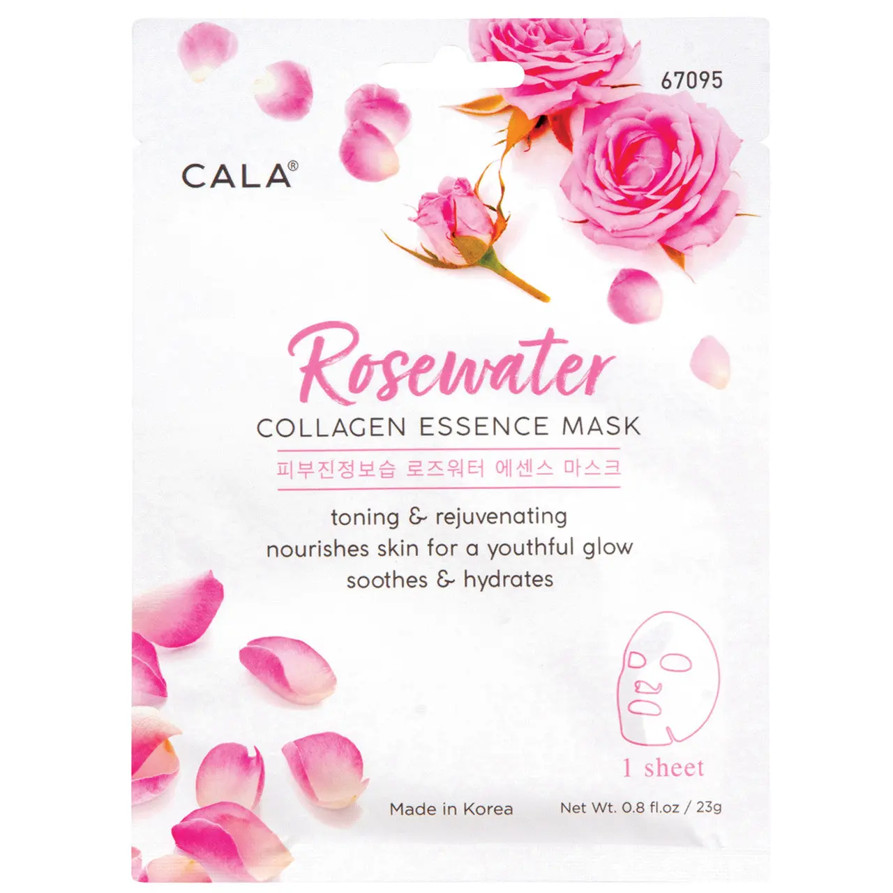 CALA Essence Facial Mask: Rosewater (1 Pc)
