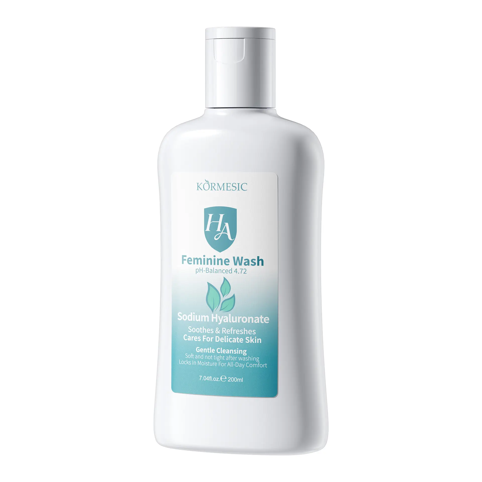 KORMESIC Hyaluronic Acid Feminine Wash – Gentle Daily Cleanser for Hydrated Comfort