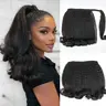 【Hot】ISEE HAIR 2-Piece Set Kinky & Yaki Straight Blended-Texture Ponytail & Clip-In Hair Extensions 100% Human Hair, Soft Full Volume for Instant Volume & Half Up Half Down Looks#TikTokShopFallDealsForYou