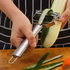 Stainless Steel Potato Cucumber Carrot Grater Julienne Peeler Vegetables Fruit Peeler Vegetable Slicer Blade Kitchen Utensils Peeling watermelon cutting tool chicken shredder butter slicer