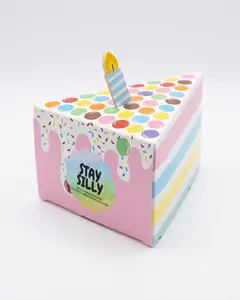 Sillybandz Cake Slice Box Filled w/ Bracelets