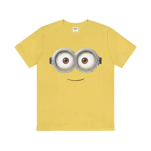 Minion Bob Inspired Graphic Tee Adult Cartoon Fan Shirt Funny Yellow Character T-Shirt Unisex #MinionFan #CartoonTee #FanInspired #GraphicTee #AdultTee #YellowCharacter #UnisexTee #Streetwear #FunnyTee #TrendingStyle