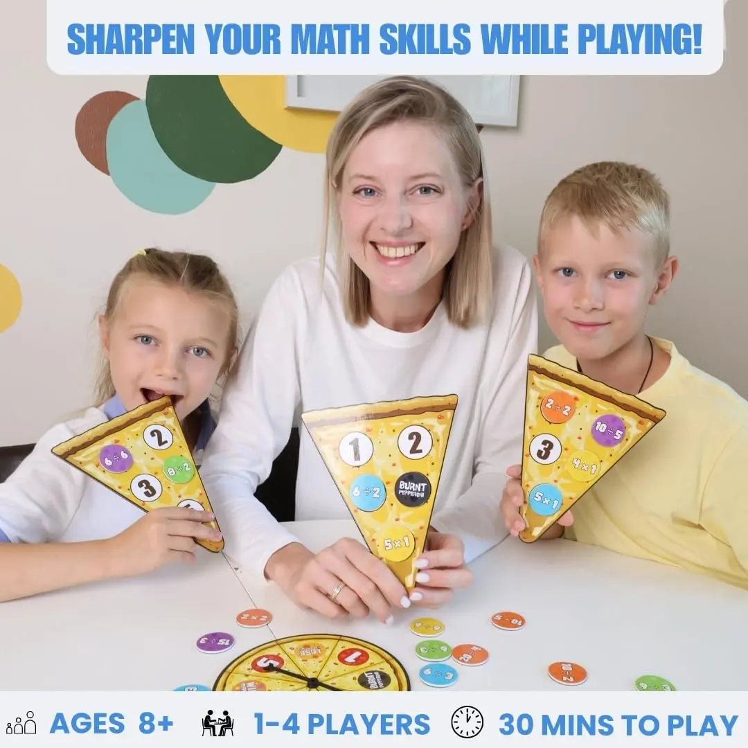 Pidoko Kids Matheroni Pepperoni | Math Games for Kids Ages 8+