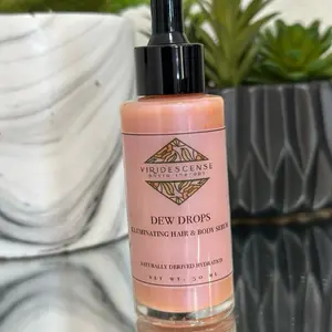 Viridescence Dew Drops Illuminating Hair & Body Serum - Lightweight Moisturizer for Hair and Skin - 50ml