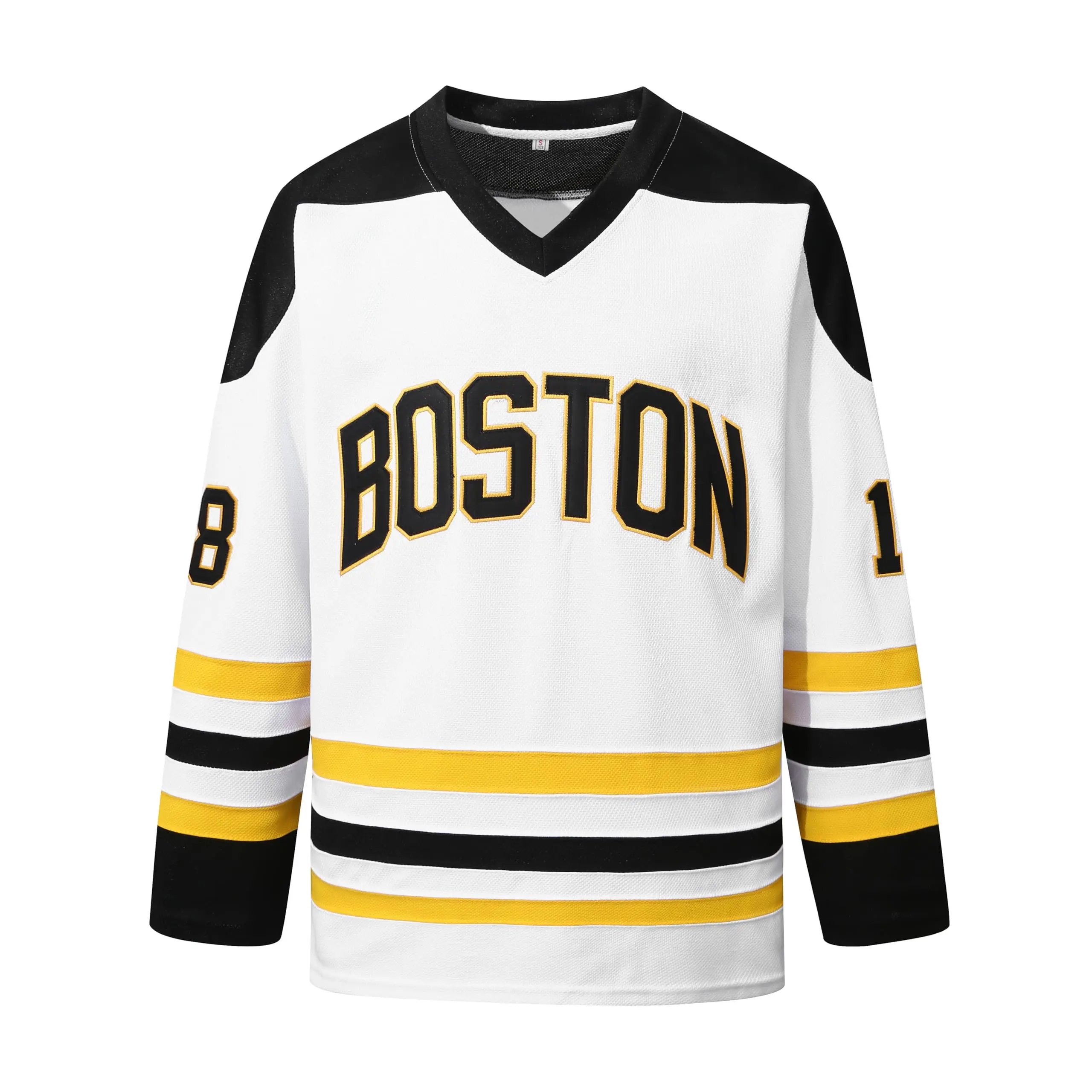 Boston Happy Gilmore Jersy #18 Adam Sandler 1996 Movie Ice Hockey