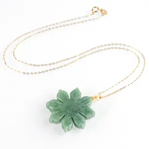 SUN NECKLACE 18K Gold Plated Silver & Premium Grade A Jade Waterproof Non Tarnish Attracts Prosperity and Wealth Set Decadenas Hypoallergenic Safe for Sensitive Skin
