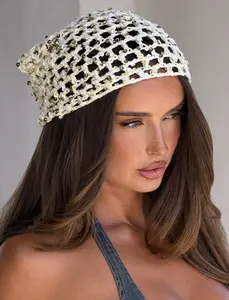 SYLVAN CROCHET SCARF - CREAM