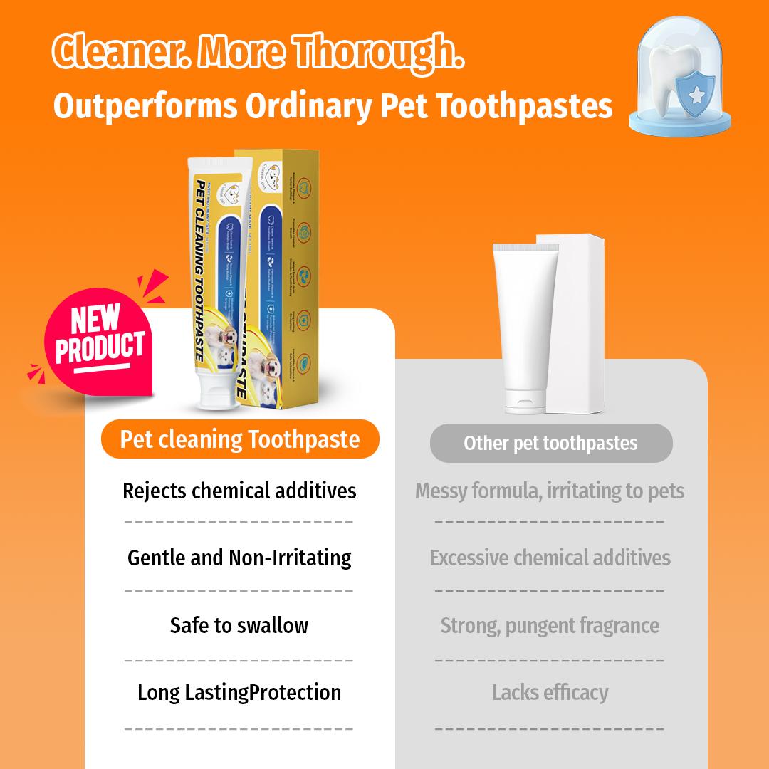 Cassiel Pet Probiotic Toothpaste for Dogs & Cats - Natural Oral Care, Safe to Swallow, Fresh Breath, Daily Hygiene, Pet Dental Routine