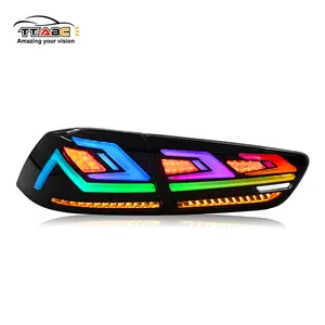 TT-ABC RGB Tail Light for 2008-2023 Mitsubishi Lancer & EVO X with Led Backlights and Led Brake Features