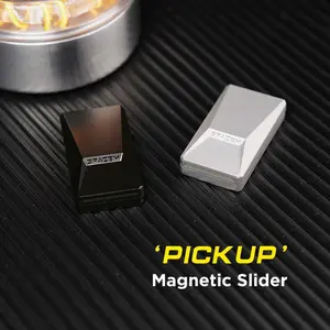 Magnetic Push Slider, Metal Fingertip Toy, Alloy Fidget Toy, Stress Relief Reducer, Break Anxiety Toy,Gift for Teens and Adults.