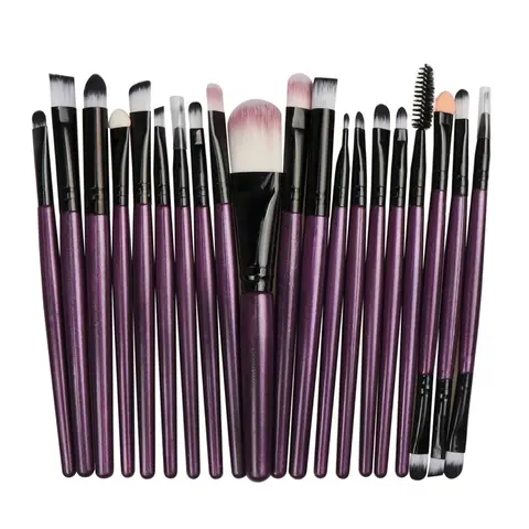 Zihei 20-Piece Professional Cosmetic Brushes Set – 2024 TikTok Viral Kit with Essential Face, Eyeliner, Concealer Tools & Eyeshadow Brushes Set
