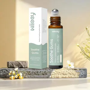 1-2 Pack Teething Roller: All-Natural Baby Teething Oil Roller for Gentle Relief - Safe & Soothing Teething Solution for Infants