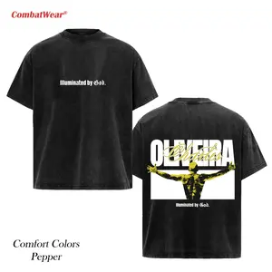 COMFORT COLORS Charles Oliveira Illuminated By God Tee Do Bronx UFC Fighter T-shirt Gift for UFC MMA Fan Menswear Best Quality