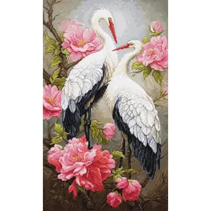 Guests of Spring BU5042L Counted Cross-Stitch Kit