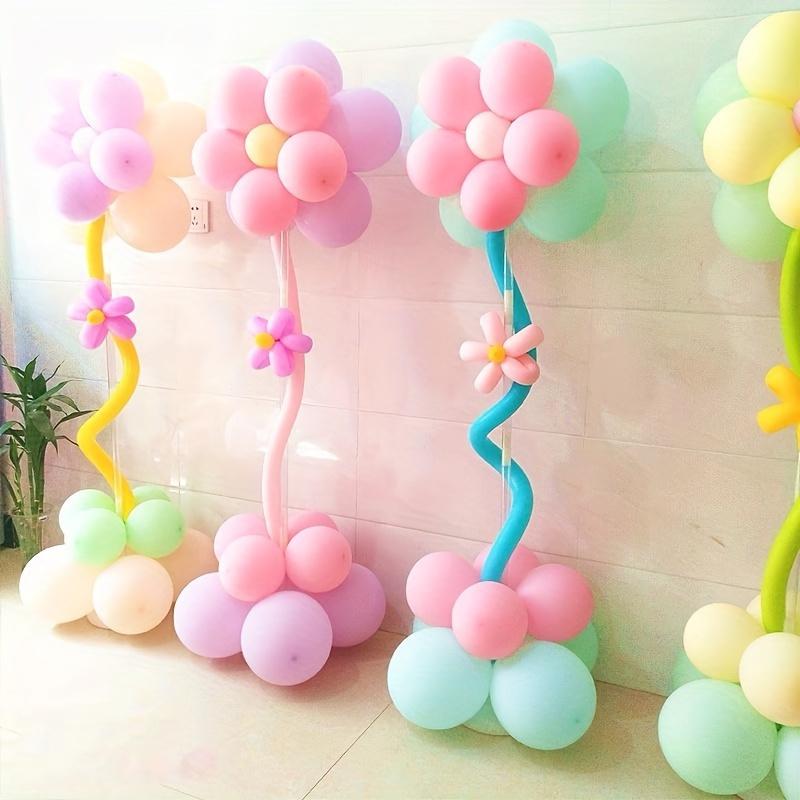 2 Sets of Adjustable Transparent Balloon Stands - Reusable Balloon Accessories Balloon Arch Frame for Weddings, Parties, etc. - Perfect for Engagements, Graduations, Birthdays, and Anniversaries