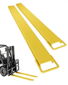 【GARVEE】Forklift Extension, 5.5 Inch Width 72 Inch Fork Extensions, Heavy Duty Steel Pallet Fork Extensions Fits for 5.5" Width Forklifts Lift Truck Forklift Loaders, 1 Pair Forklifts Extension