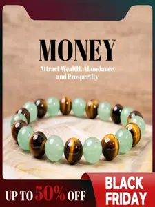 Attract Wealth and Prosperity Crystal Bracelet, East Ling Jade & Tiger Eye Stone Combo, Perfect Gift for Friends, Natural Healing Jewelry, High Quality Bracelet