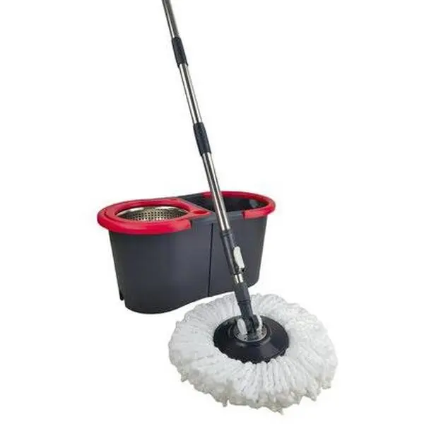 Mop, 360-Degree Rotatable Floor Cleaning Mop with Removable Microfiber Pad for Hardwood Floors